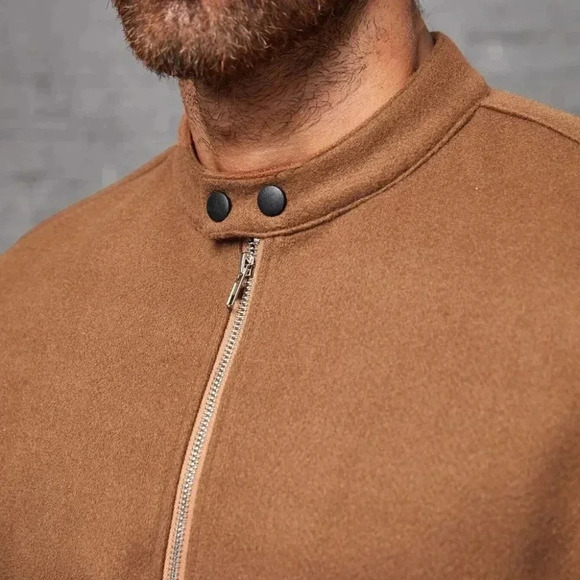 Brown Mens Overcoat - Picture 4 of 4